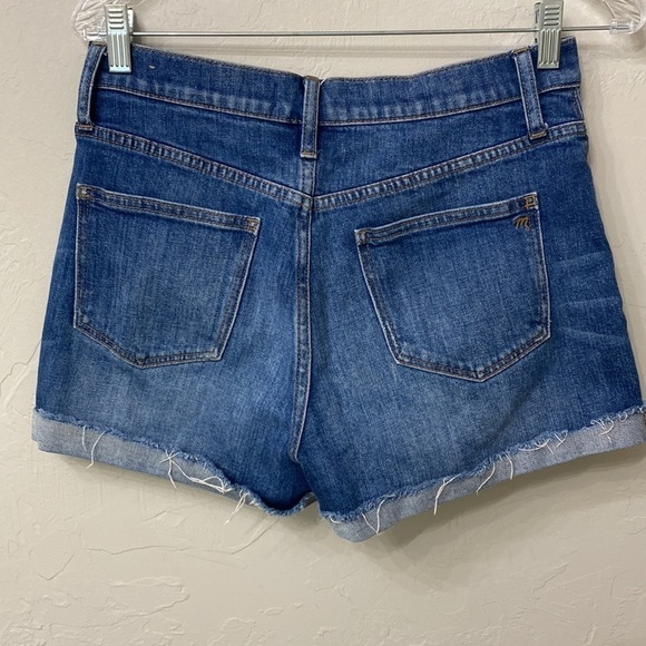 Madewell high rise denim shorts size 27 - Picture 6 of 9